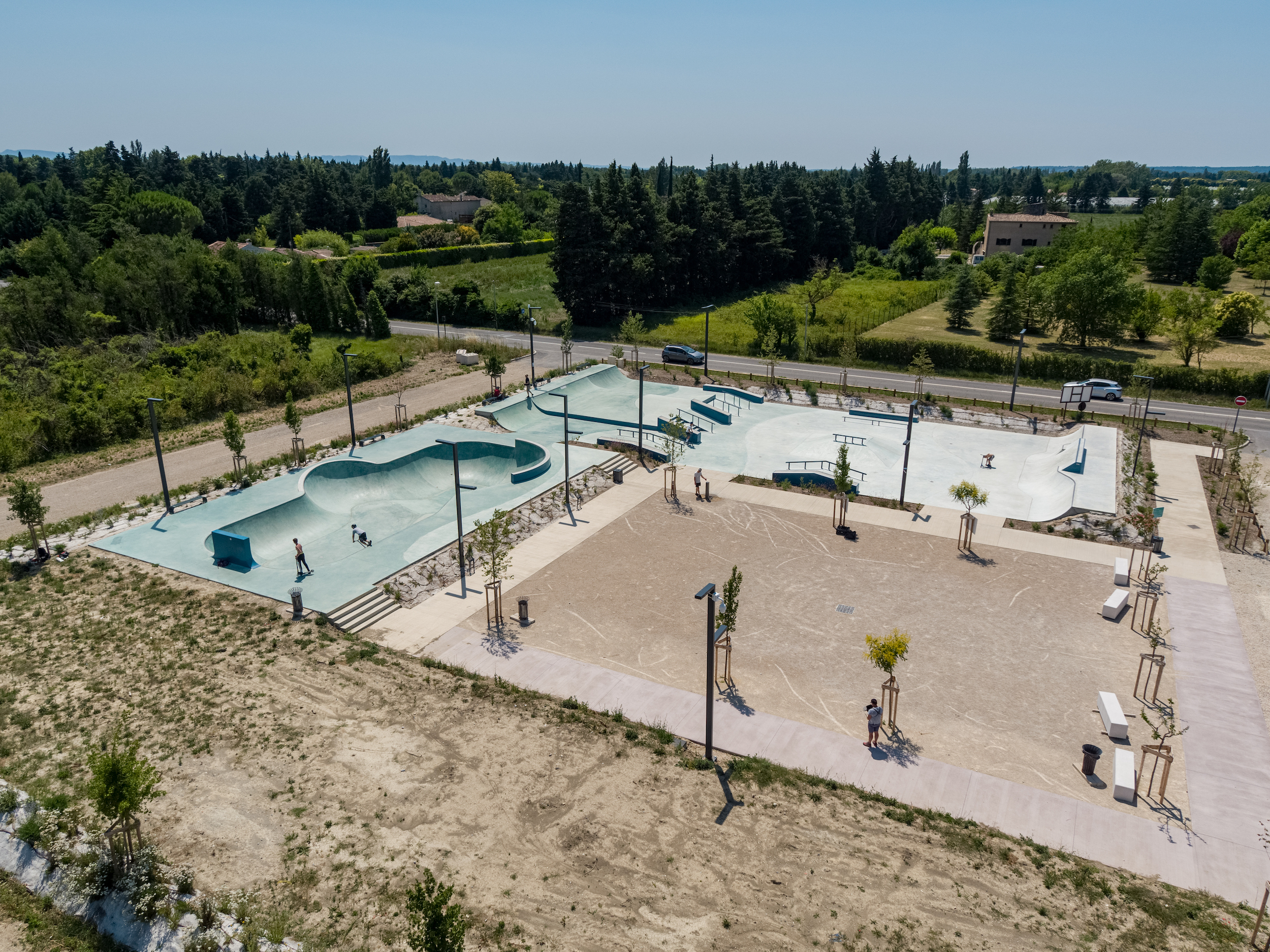 skatepark isle sur la sorgue