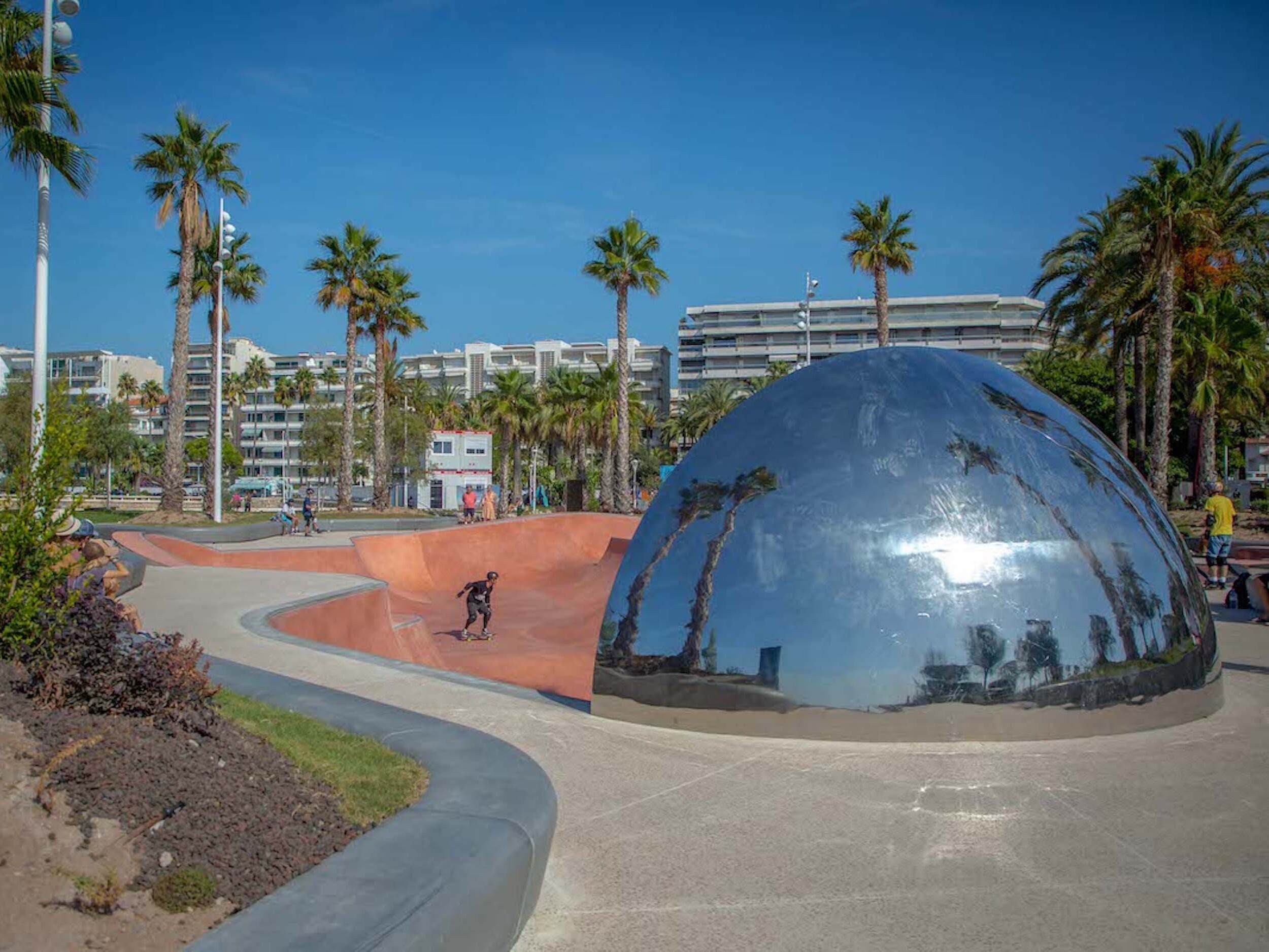 Béton décoratif skatepark